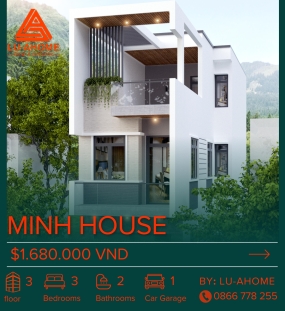 Mẫu Nhà Phố Hiện Đại 3 Tầng