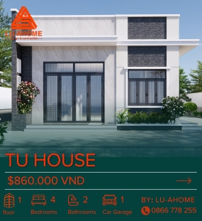 Mẫu Nhà Cấp 4  Hiện Đại
